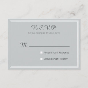 Wedding RSVP for State Love Collection Card