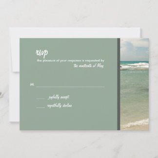Wedding RSVP // Modern Beach Collection Invitation