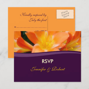 Wedding RSVP Postcard
