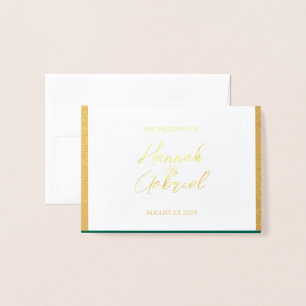 Wedding RSVP Response Foil Card