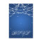 Wedding RSVP Sparkling String Blue