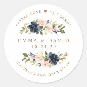Wedding Sanitizer Labels