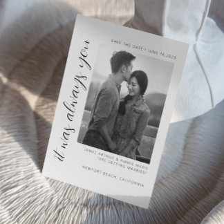 Wedding save the card invitation I Elegant wedding