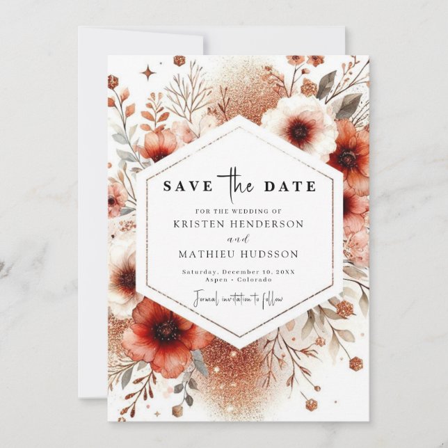 Wedding Save The Date (Front)