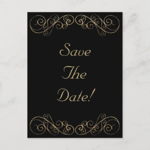 Wedding Save The Date Announcement Postcard