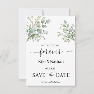 Wedding Save the Date Card