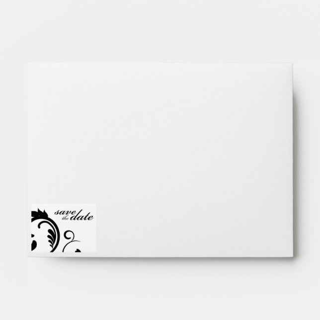 Wedding Save the Date Envelope (Front)