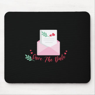 Wedding Save The Date Mouse Pad
