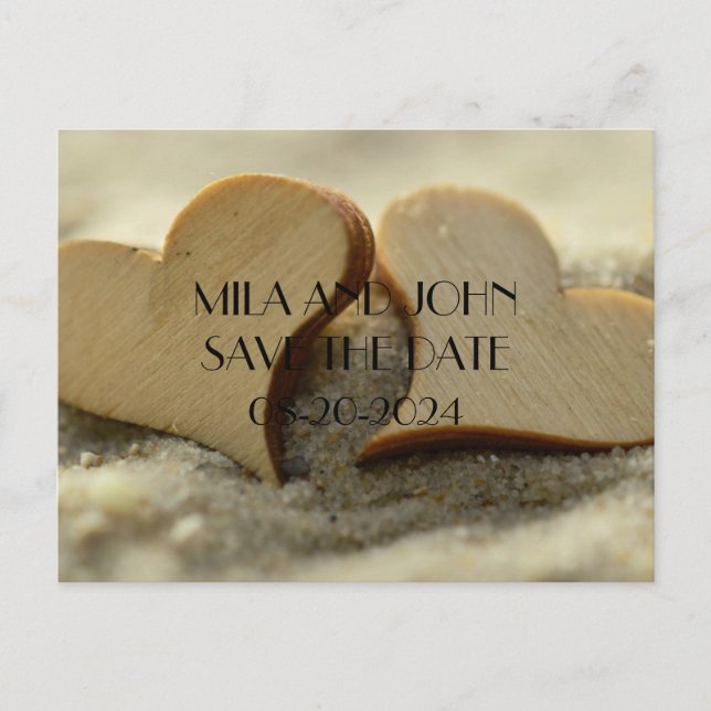 WEDDING SAVE THE DATE POSTCARD (Front)