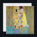 Wedding Save the Date! The Kiss by Gustav Klimt Date<br><div class="desc">Easy to customize wedding save the date announcement. The Kiss, Der Kuss (1907-1908) by Klimt is probably Gustav Klimt's most famous work. He began work on it in 1907 and it is the highpoint of his so-called 'Golden Period'. The Kiss is a vintage Victorian Era love and romance fine art...</div>