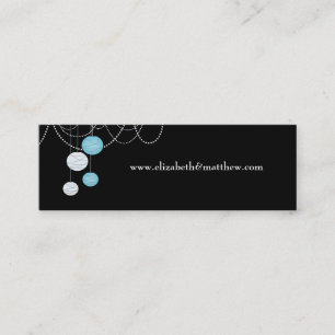 Wedding Save the Date Website Skinny Cards