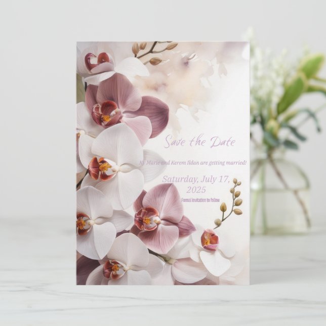 Wedding Save the Dates Date (Standing Front)