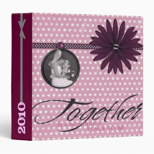 Wedding Scrapbook Binder, Photo Album or Planner Binder