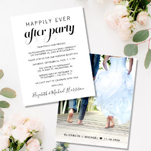 Wedding Script Happily Ever After Party Photo