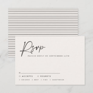 Wedding script modern black white script elegant i invitation