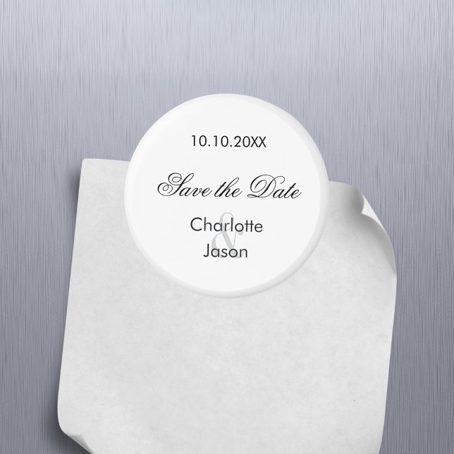Wedding script Save the Date Magnet (Creator Uploaded)
