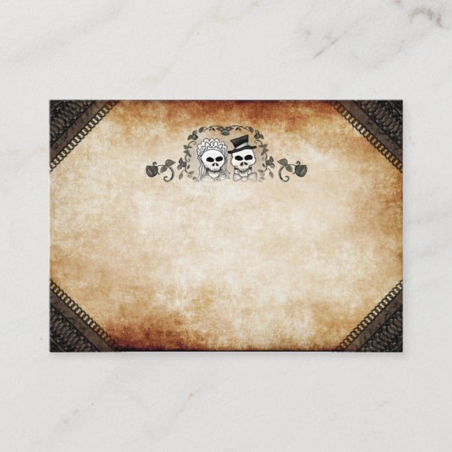 Wedding Seating Cards - BLANK Front Names on Back (Front)