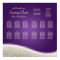 Wedding Seating Chart Dazzling Sparkles Purple