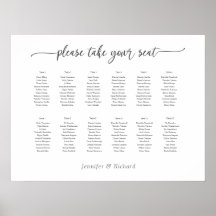 WEDDING SEATING CHART HORIZONTAL 9,