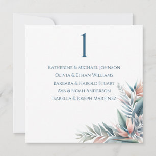 Wedding Seating Chart-Tropical Dream  Invitation