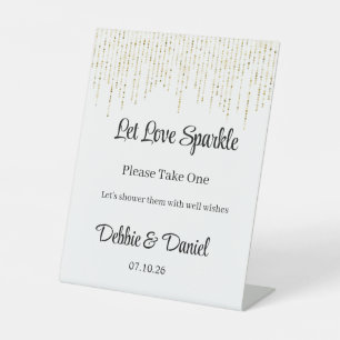 Wedding Sendoff Pedestal Table Sign