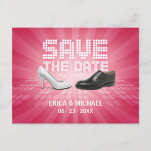 Wedding Shoes - Save the Date postcard