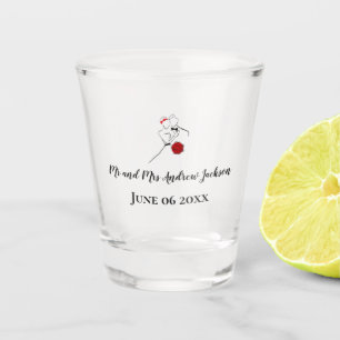 Wedding Shot Glass