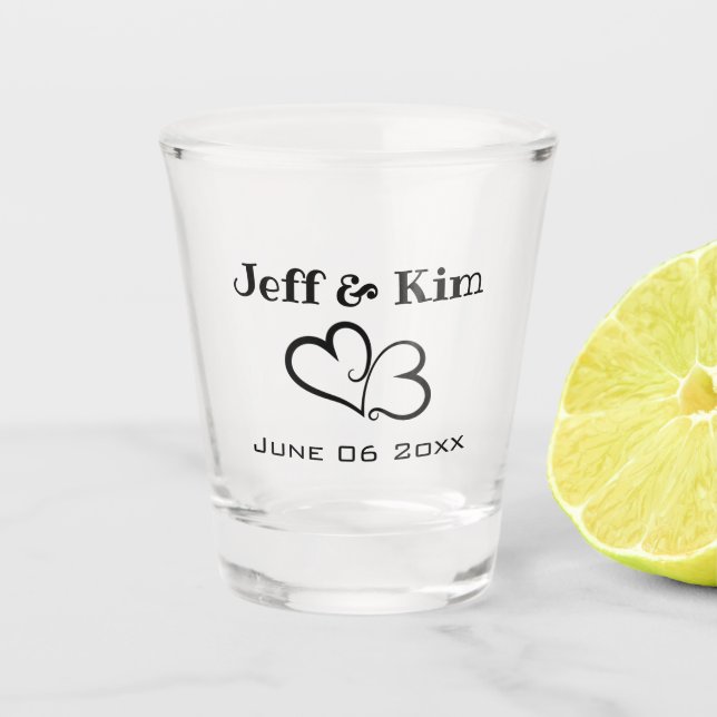 Wedding Shot Glass (Front)