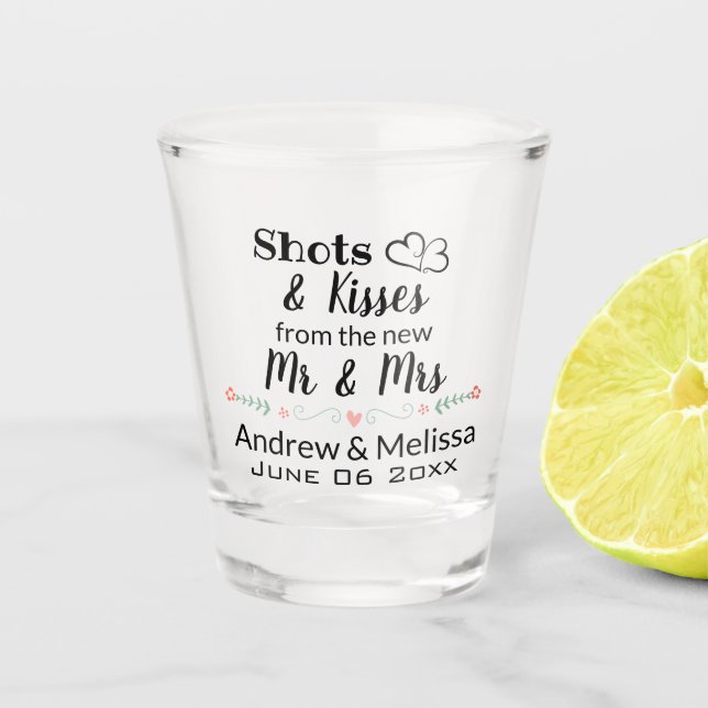 Wedding Shot Glass (Front)