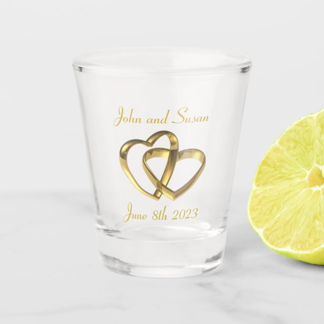 Wedding Shot Glass (Front)