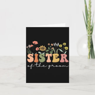 Wedding shower for sister from bride sister of the card