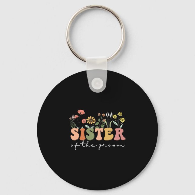 Wedding shower for sister from bride sister of the keychain (Front)