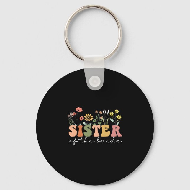 Wedding shower for sister from bride sister of the keychain (Front)