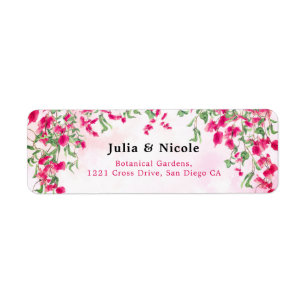 Wedding shower forestier tropical des Bougainvilli