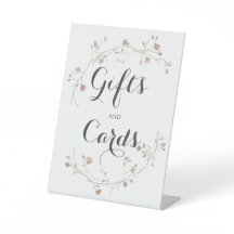 Wedding Shower Gifts & Cards Blush & Sage Flowers