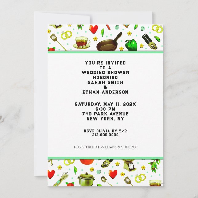 Wedding Shower Invitation (Front)