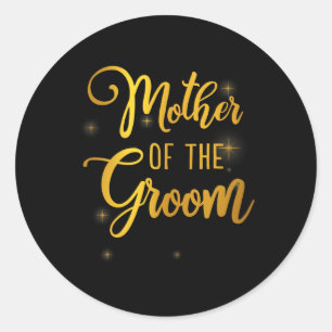 Wedding Shower Mother Of The Groom For Mom From Gr Classic Round Sticker