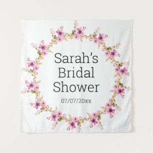 Wedding shower personalized tapestry