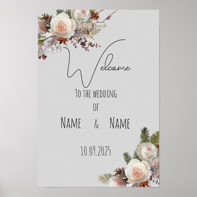 Wedding sign  (Front)