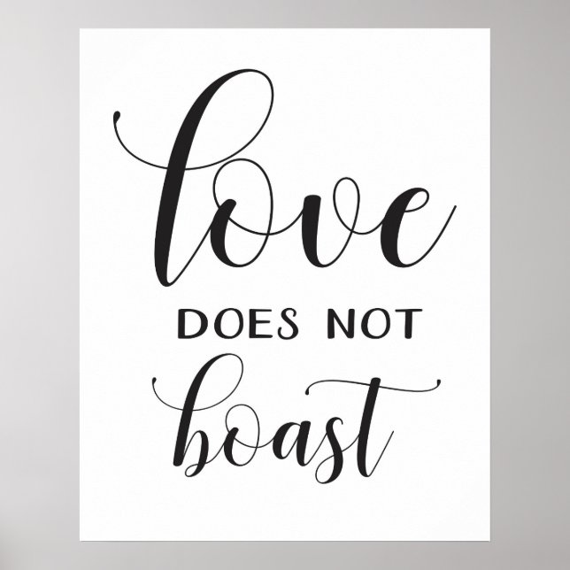 Wedding Sign - 1 Corinthians 13 - Aisle Sign (Front)