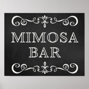 Wedding Sign – Mimosa Bar Wedding Chalkboard Sig