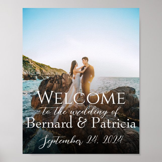 Wedding Sign Photo: Customize Your Perfect Wedding (Front)