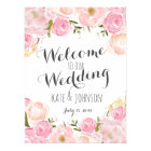 Wedding sign, welcome,  shower , poster, banner