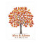 Wedding Signature Tree Poster – Natural Fall