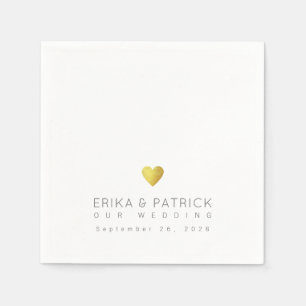 Wedding Simple Elegantly Designed Napkin