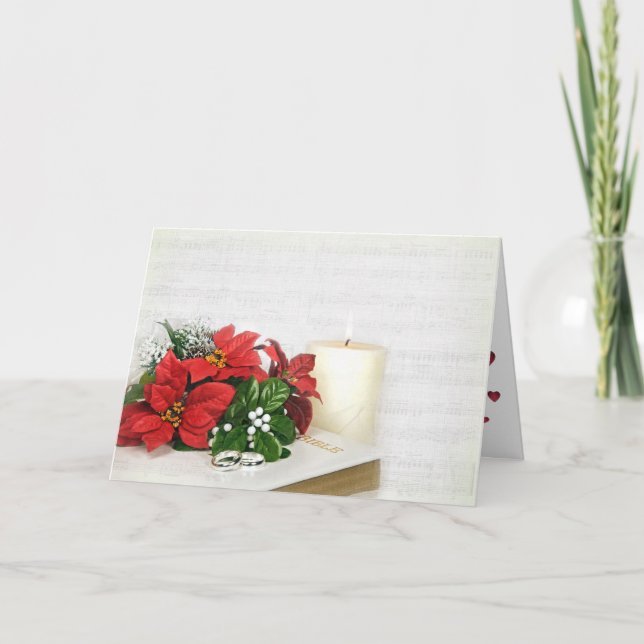 Wedding Song Holiday Card (Front)