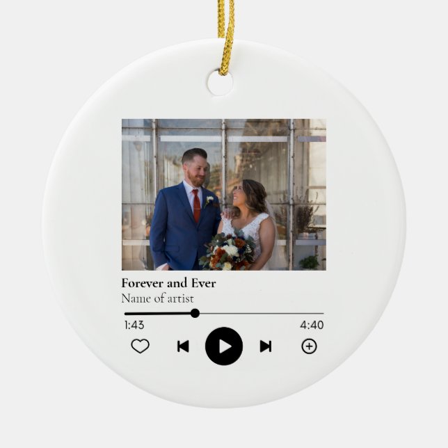 Wedding Song Ornament (Front)
