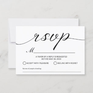 Wedding Song Request Cassette Tape RSVP Card