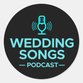 Wedding Songs Podcast Logo Sticker