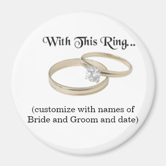 Wedding Souvenir Magnet
